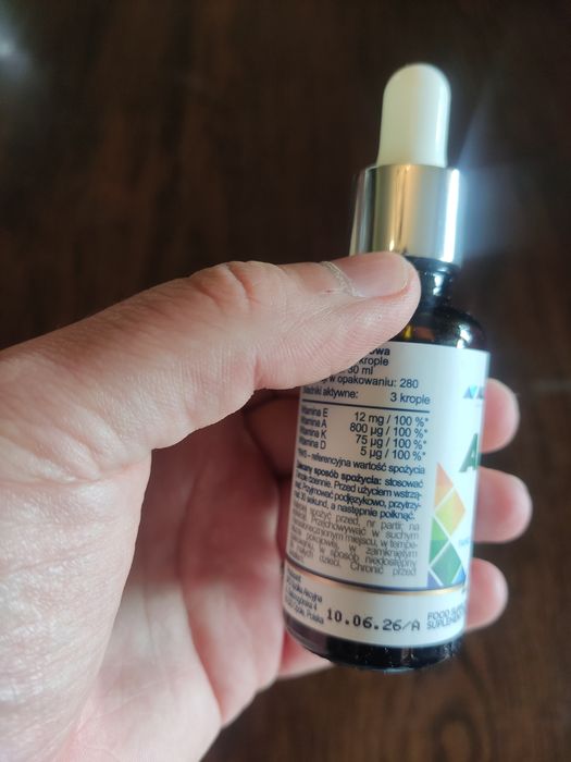 Krople ADEK Allnutrition Nowe