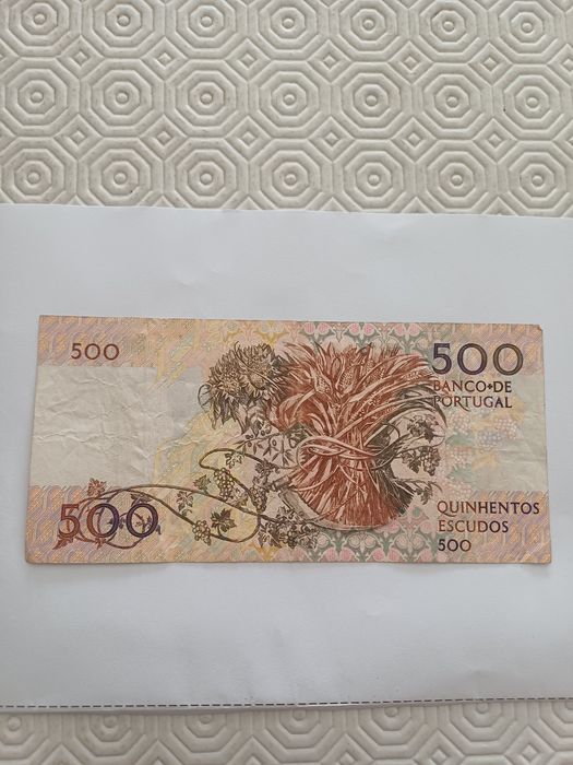 1 nota de 500$00
