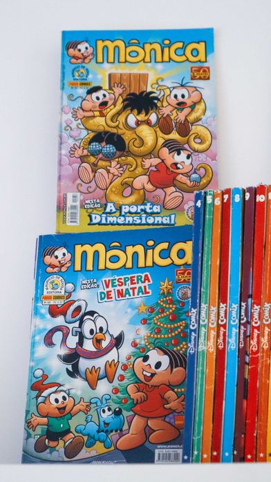 BDs Comix + Mónica (47 exemplares)