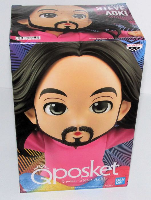 Figura Qposket Steve Aoki Bandai/Banpresto Novo/Selado
