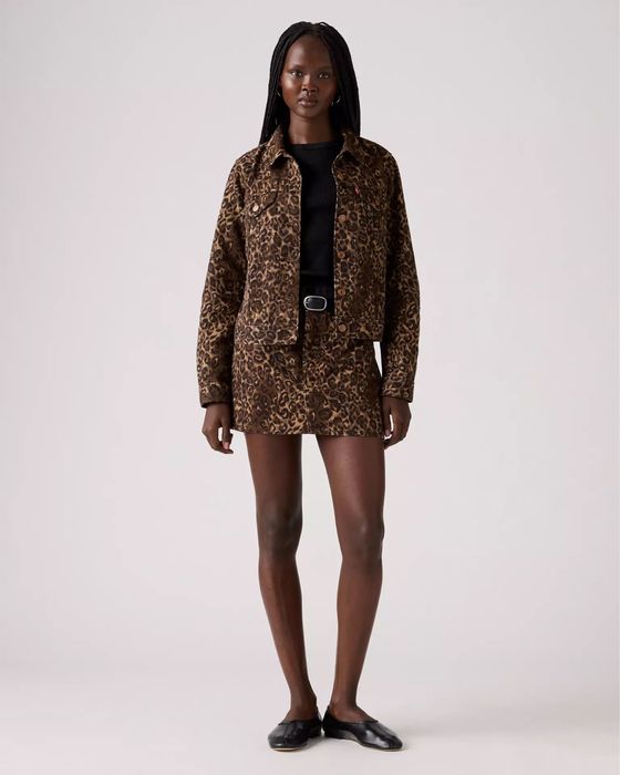 Джинсова леопардова курта Levi’s