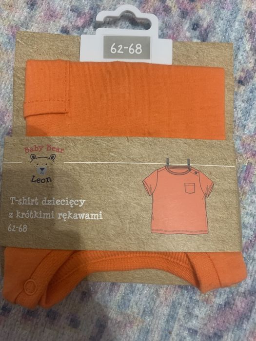 T-shirt 62-68 bawełna