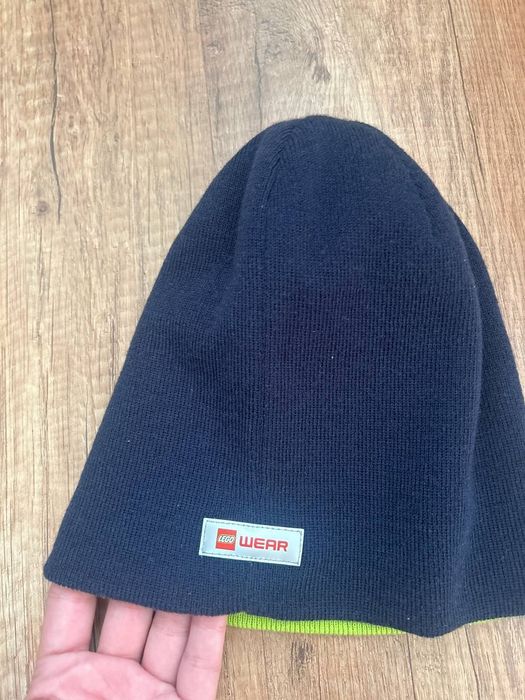 Двостороння шапка для хлопчика демісезонна 52 р