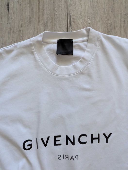 Белая хлопковая футболка Givenchy размер XL