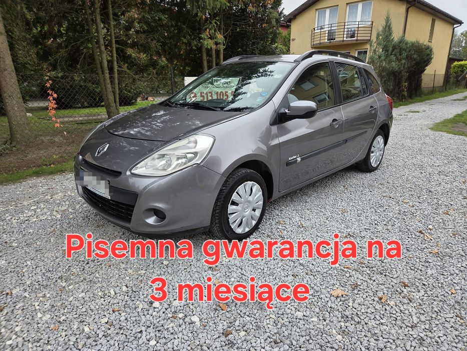 Renault Clio 1.2 Benzyna 75 KM | KOMBI | GWARANCJA 3 MIESIĄCE!