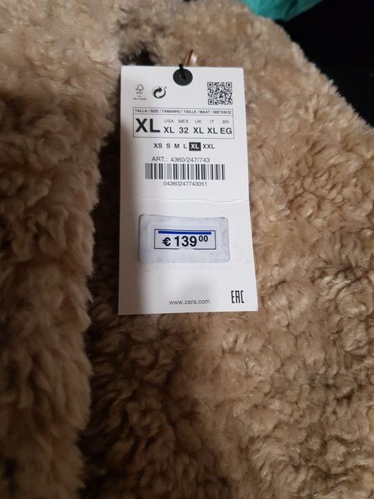 НОВА  ШУБА ЄКОМЕХ ''ZARA,,розмір xlд