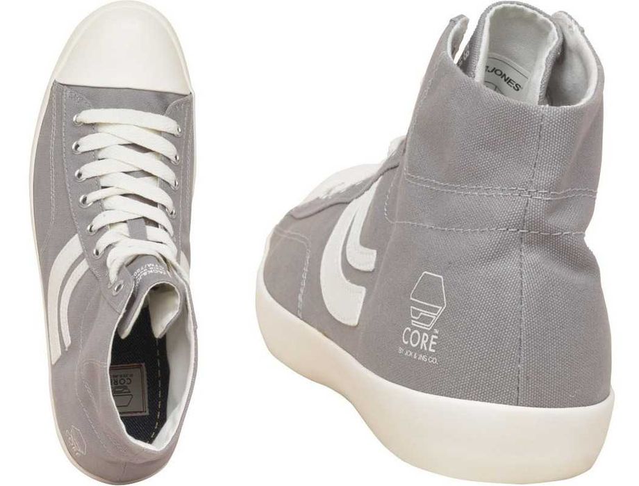 Сірі високі кеди хайтопи Jack & Jones 43 розмір 27,5 см