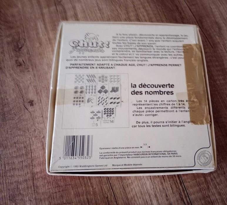 Puzzle 28 peças iniciação ao Francês e Inglês- Oferta DVD Madagáscar