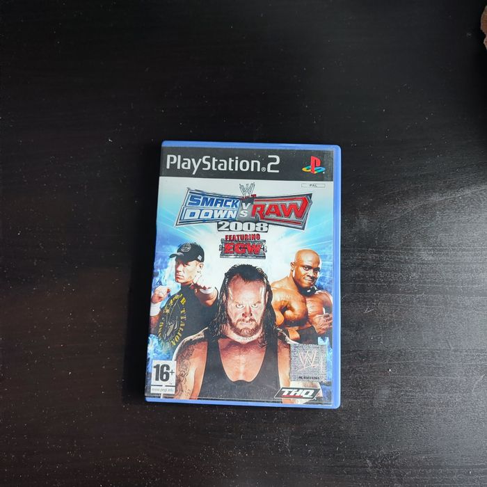 Jogo PS2 - Smackdown vs Raw 2008 - PlayStation 2