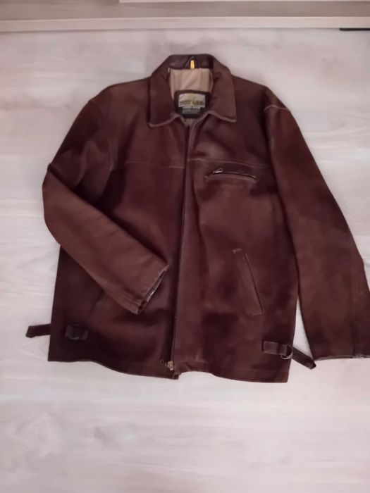 Casaco blazer de homem em pele genuina