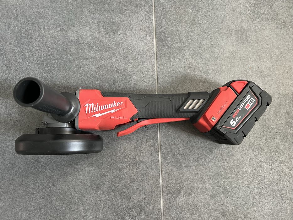 Безщіткова Акум.болгарка Milwaukee m18 ONEFSAG 125 XPDB +АКБ 5.0