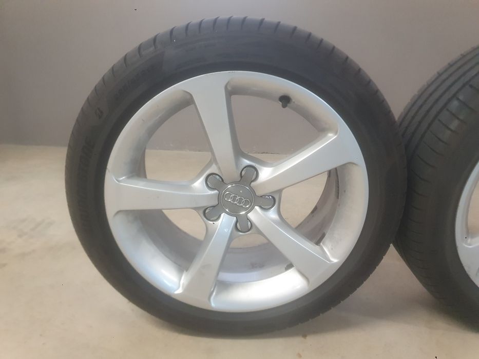 Jantes audi originais 17 5x112 com pneus