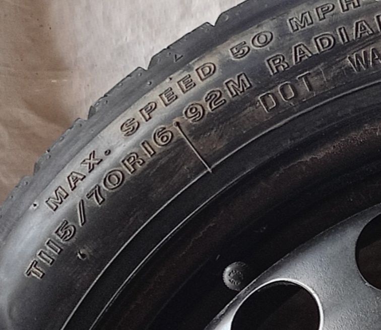 Koło dojazdowe Opel