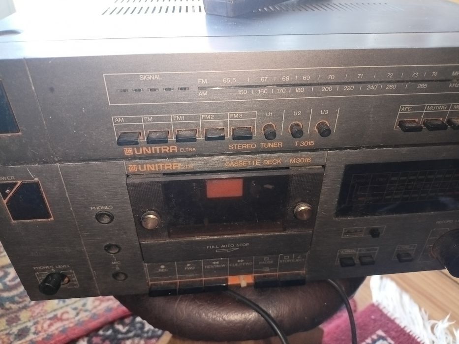 Zestaw UNITRA tuner T3015, deck M3016