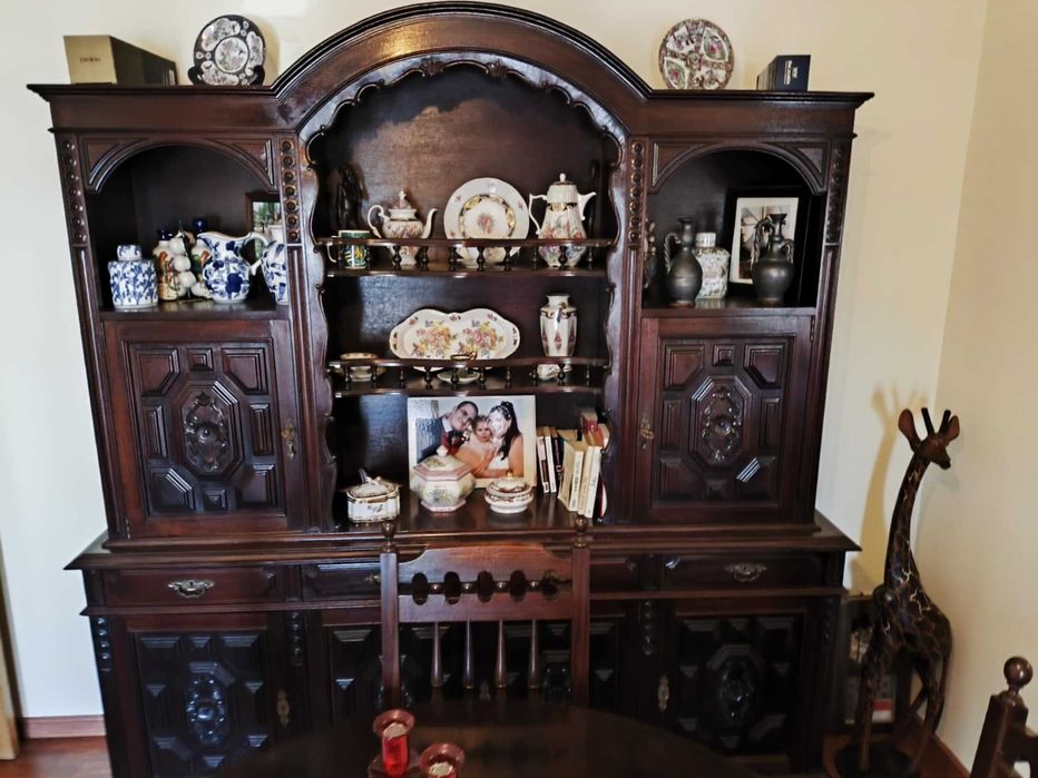 Mobília de casa de jantar rustica