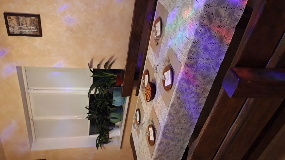 Баня на дровах с большим бассейном