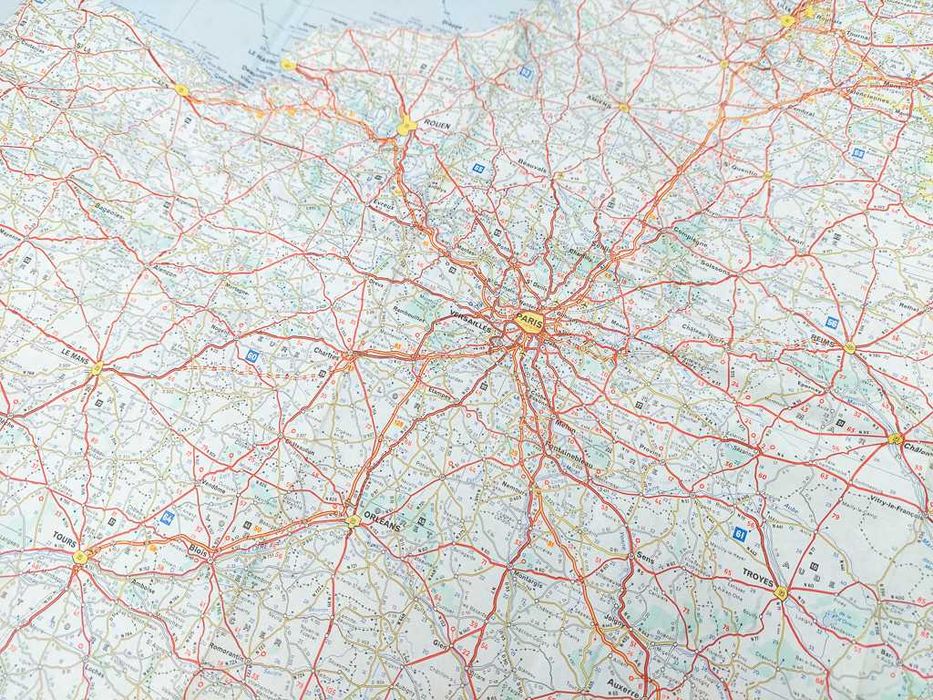 Марa França - Carte Michelin France Grandes Routes