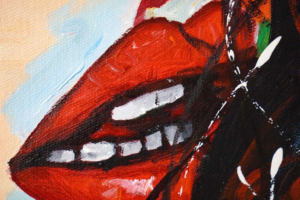 Malarstwo współczesne ręcznie malowany oryginalny obraz olejny portret