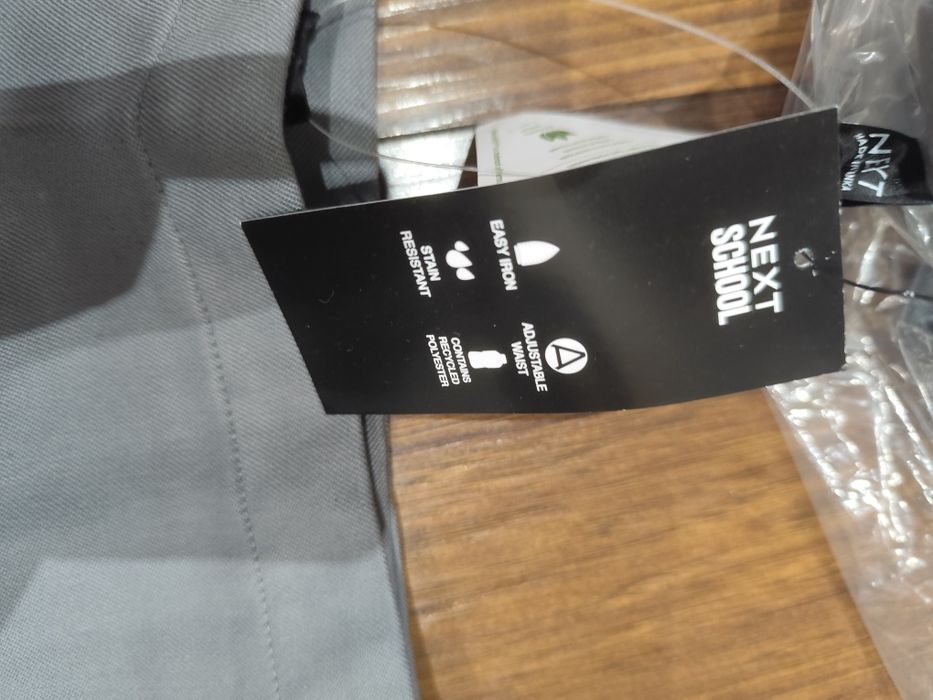 Nowa jasnoszara spódniczka plisowana next r. 158 na 13 lat