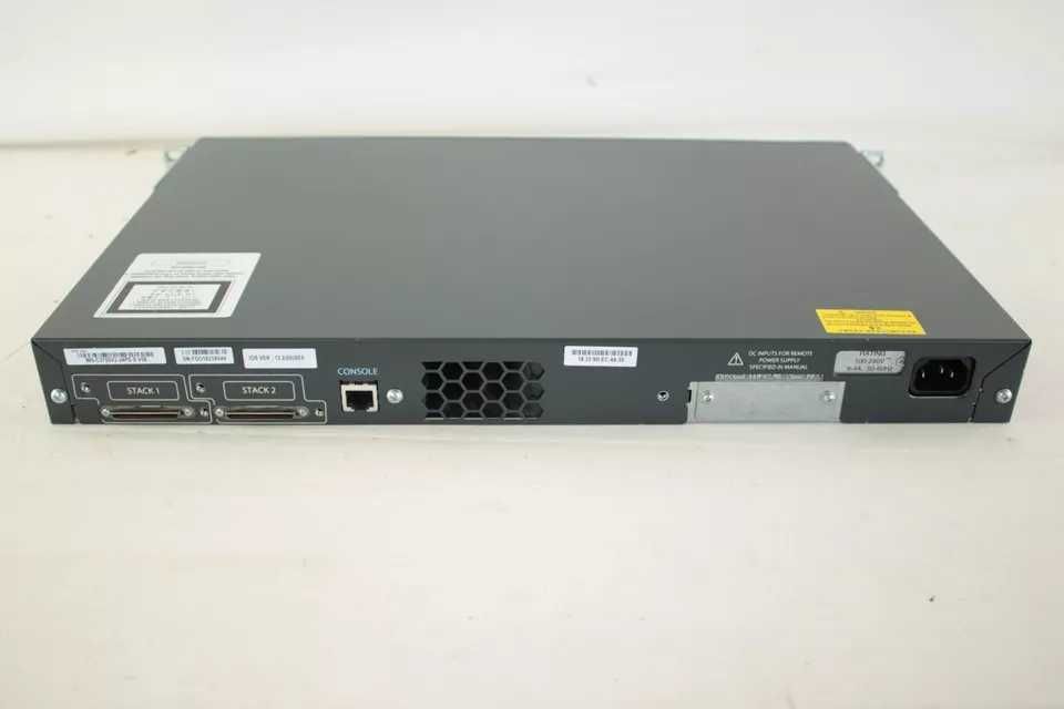 Світч Комутатор Cisco Catalyst 3750 v2 PoE ПоЕ 24 портів для камер