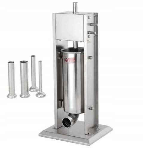 Nadziewarka PION 7L szpryca do WĘDLIN SOLIDNA 4 lejki Pionowa kiełbasy