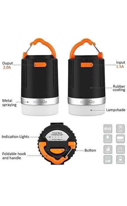 Ліхтар, супер яскравий, водонепронекний, партативний на 10400mA