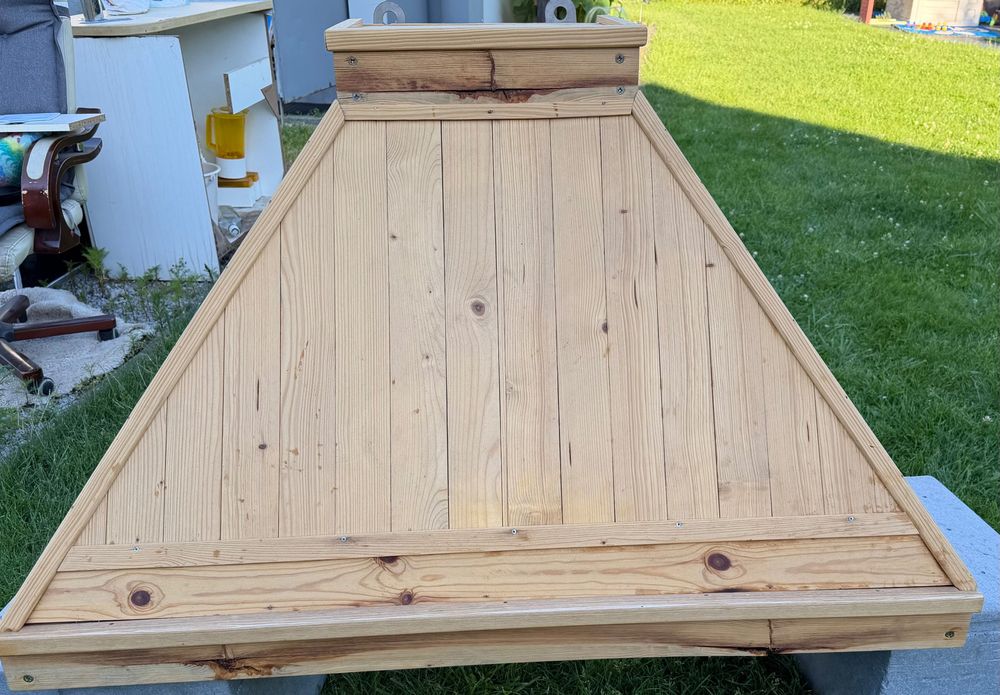 Okap drewniany duży handmade