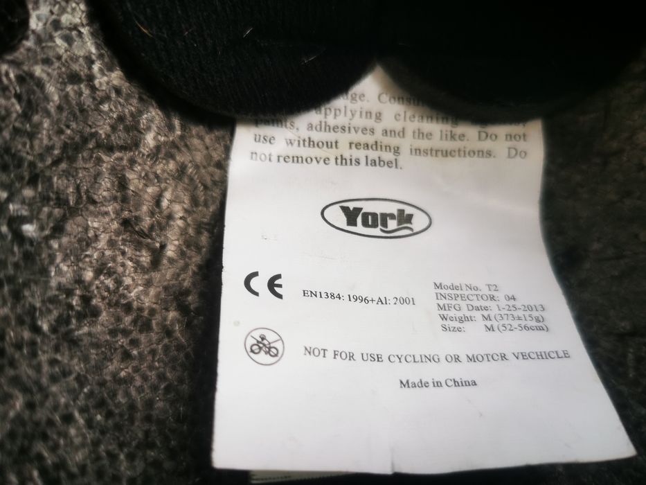 Kask jeździecki York 52-56