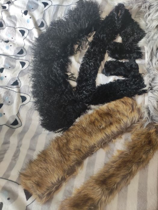 Залишки тканин,  коміри з хутра, клаптики