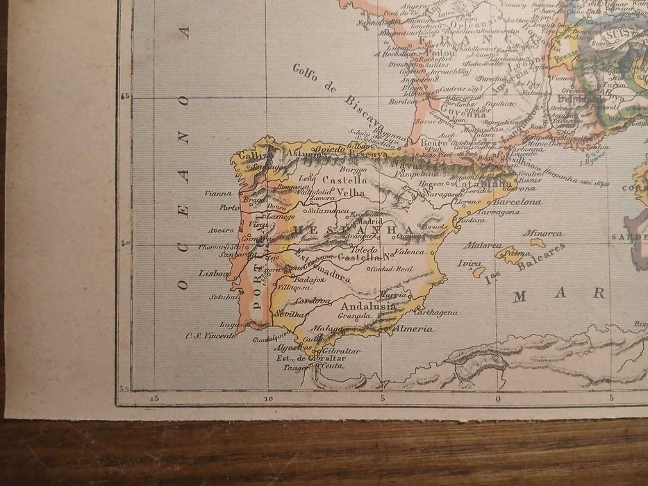 Mapa Europa 1556-1648 (Final do Séc XIX, Início do Séc XX)