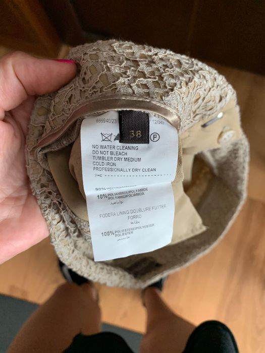 Spodnie Trussardi efekt koronki 38