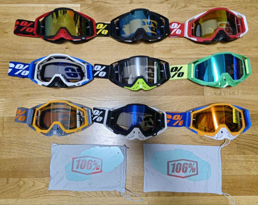 АКЦІЯ Кросові мото окуляри 106% 100%+ лінза+чохол
кроссовые мото очки