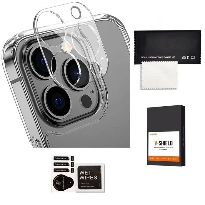 6X Folia Na Aparat Do Iphone 15 Pro / 15 Pro Max Pełna Ochrona Wyspy