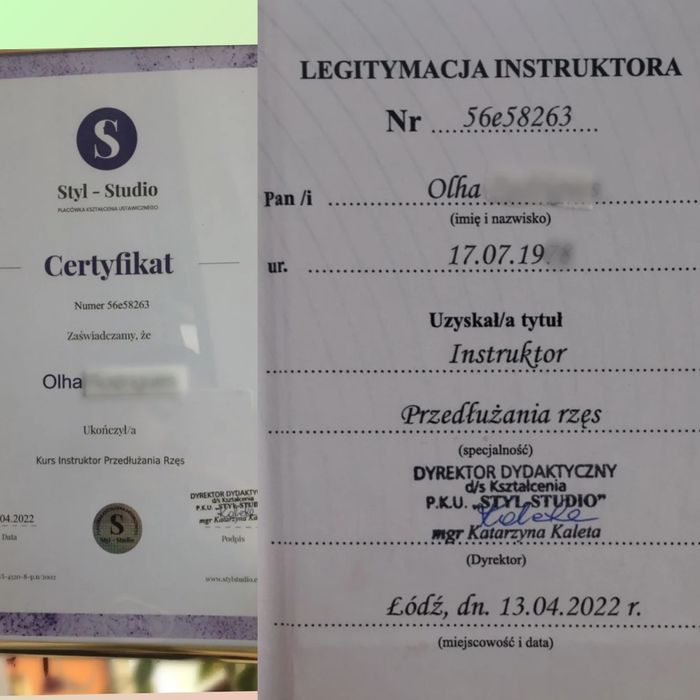 Przedłużanie rzęs/Наращивание ресниц/