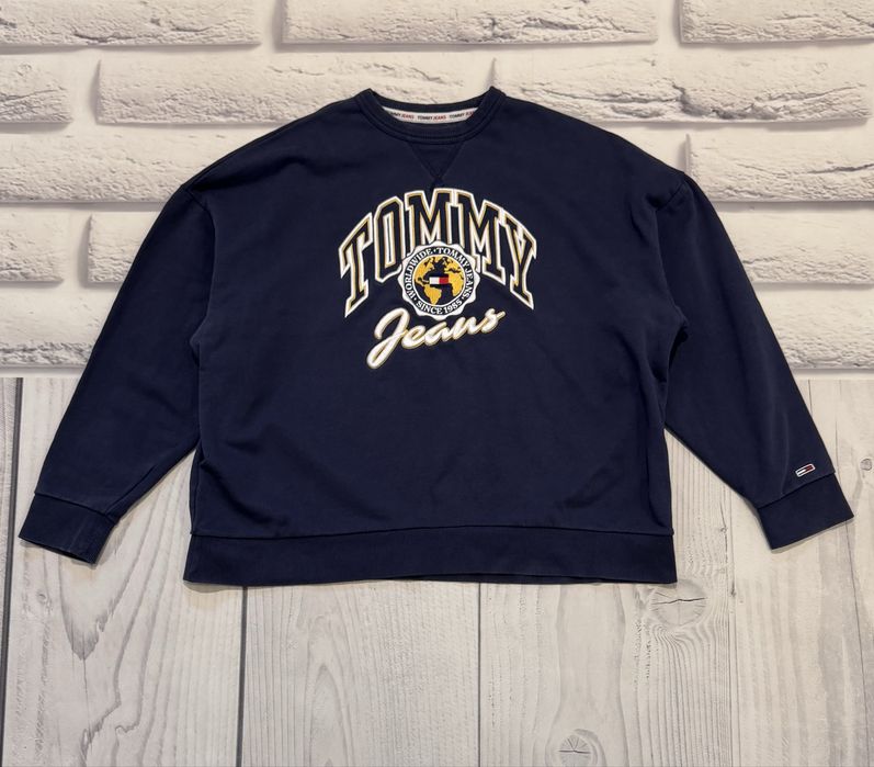 Світшот Tommy Jeans темно-синій, розмір L
