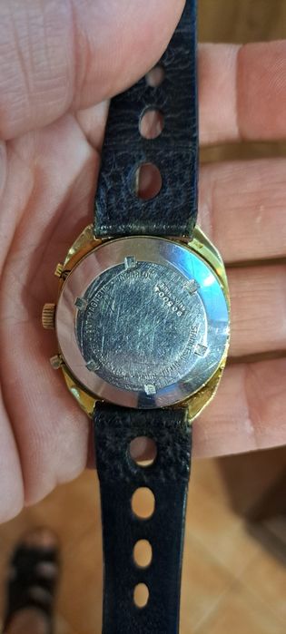 Relógio cronógrafo mecânico Domar.