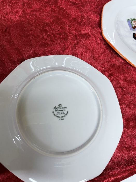 Porcelanowe talerzyki 6 szt