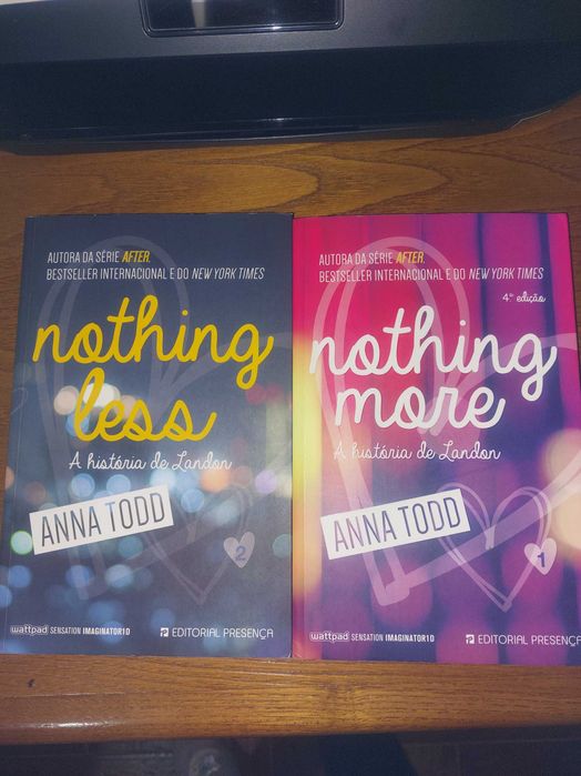 Livro "Nothing more" e "nothing less"
