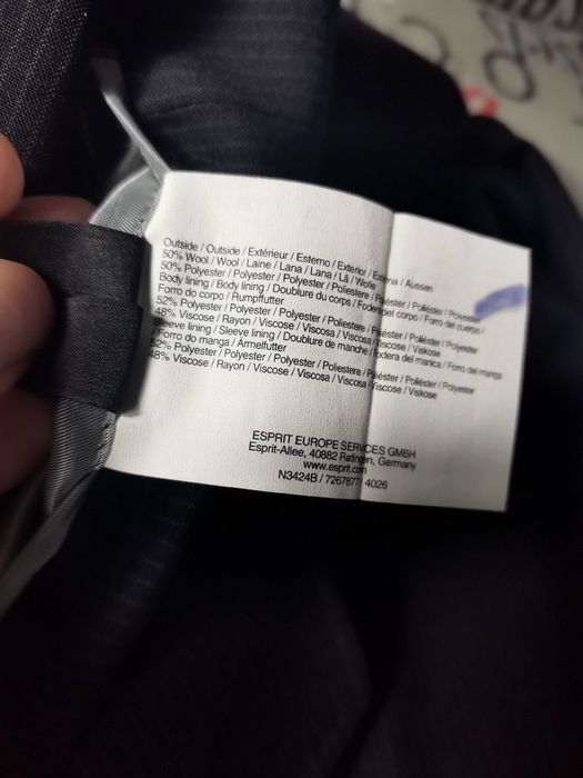Marynarka ESPRIT London fit