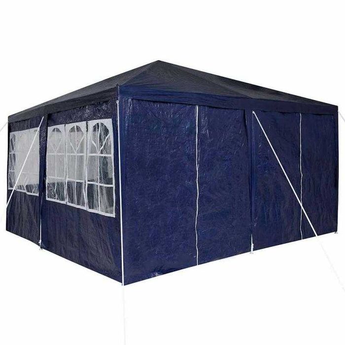 Tenda de Festa Azul e Branco 400x400x266 cm