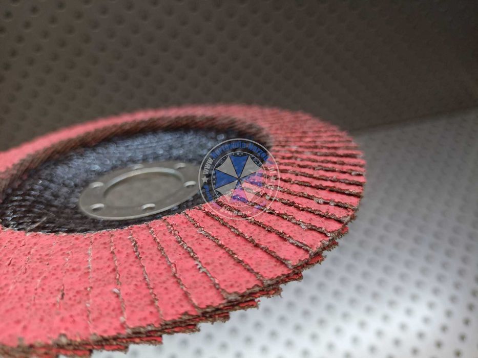 10szt. Tarcza Listkowa Ceramiczna 125mm P40 FELMAN Ceramic RED lamelka