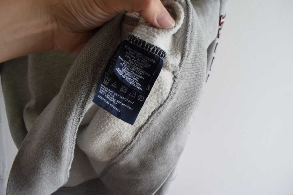 Tommy Hilfiger szara bluza na zamek 36 s m