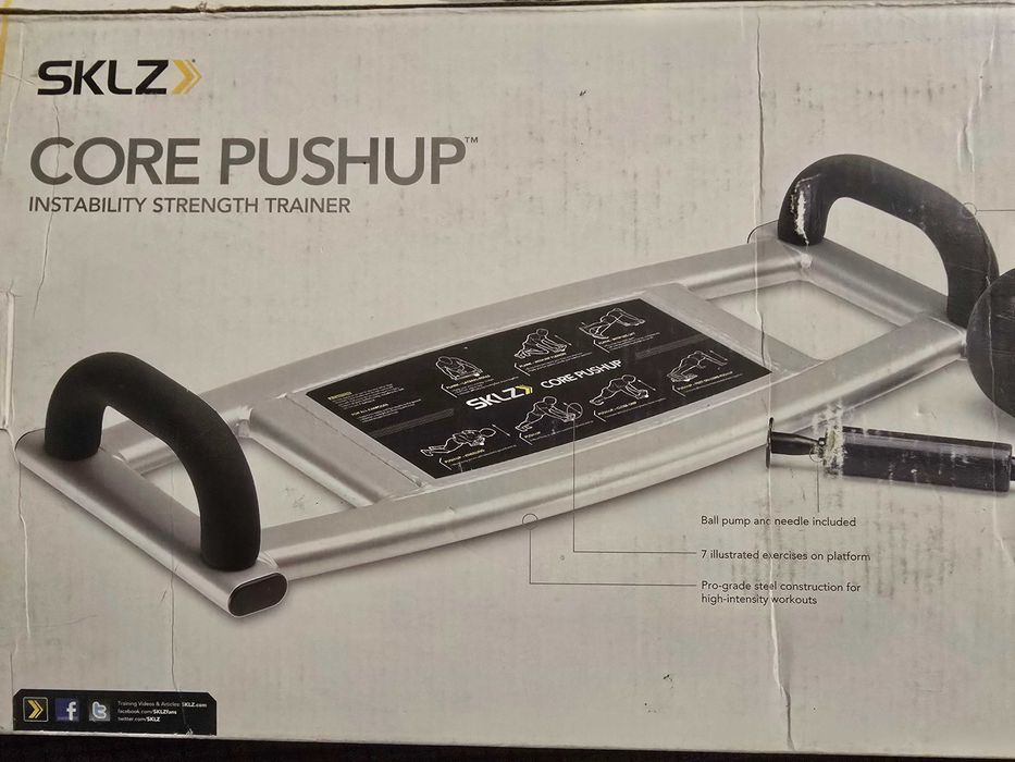 Deska do pąpek push up na pilce.