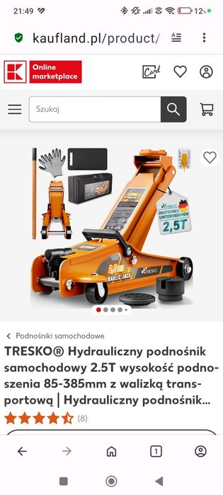 Podnośnik hydrauliczny 2.5 T