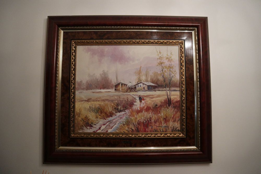 Quadro Decorativo Pintado à Mão