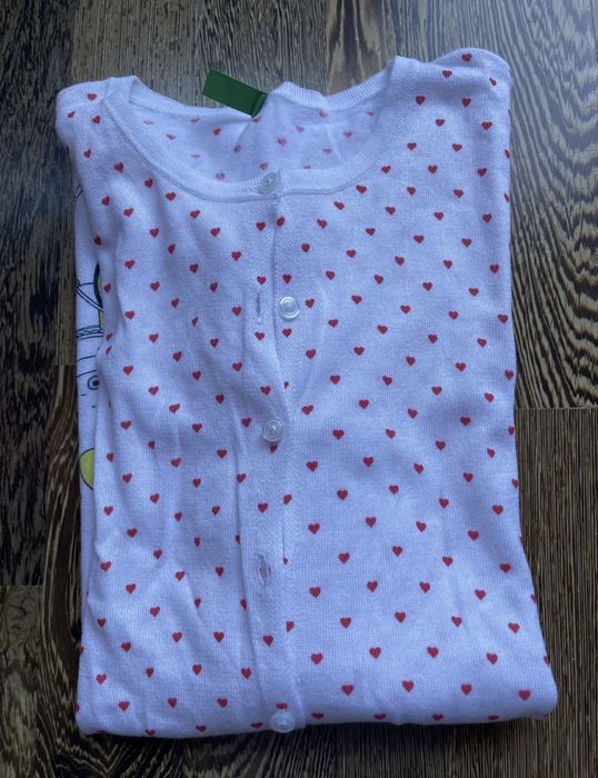 Benetton sweter z serduszkami 160 cm