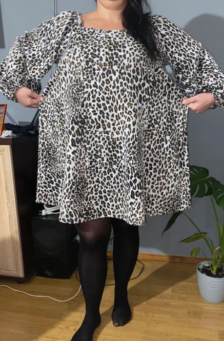 Sukienka panterka  Asos rozm 48/50