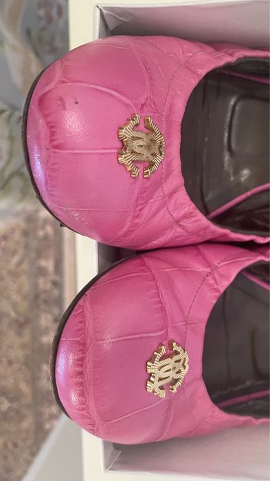 Туфлі балетки roberto cavalli — zdjęcie 4
