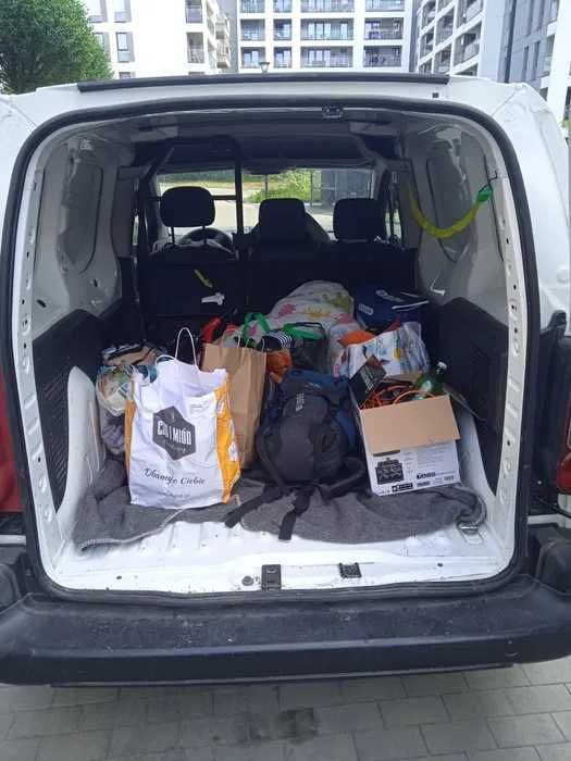 Mini transport przeprowadzka przewóz przesyłki towar do klienta TANIO