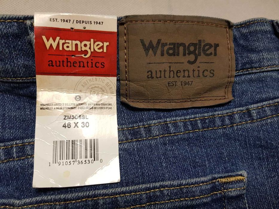 WRANGLER - Authentics roz. W46L30 pas 123 cm Nowe ^